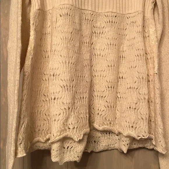 Free People Cream Lace Cardigan - Picture 6 of 8